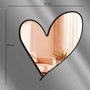 Wallity Ozgl517 Espejo Decorativo Oro Rosa PLEXIGLASS EVA 43 x 48 cm